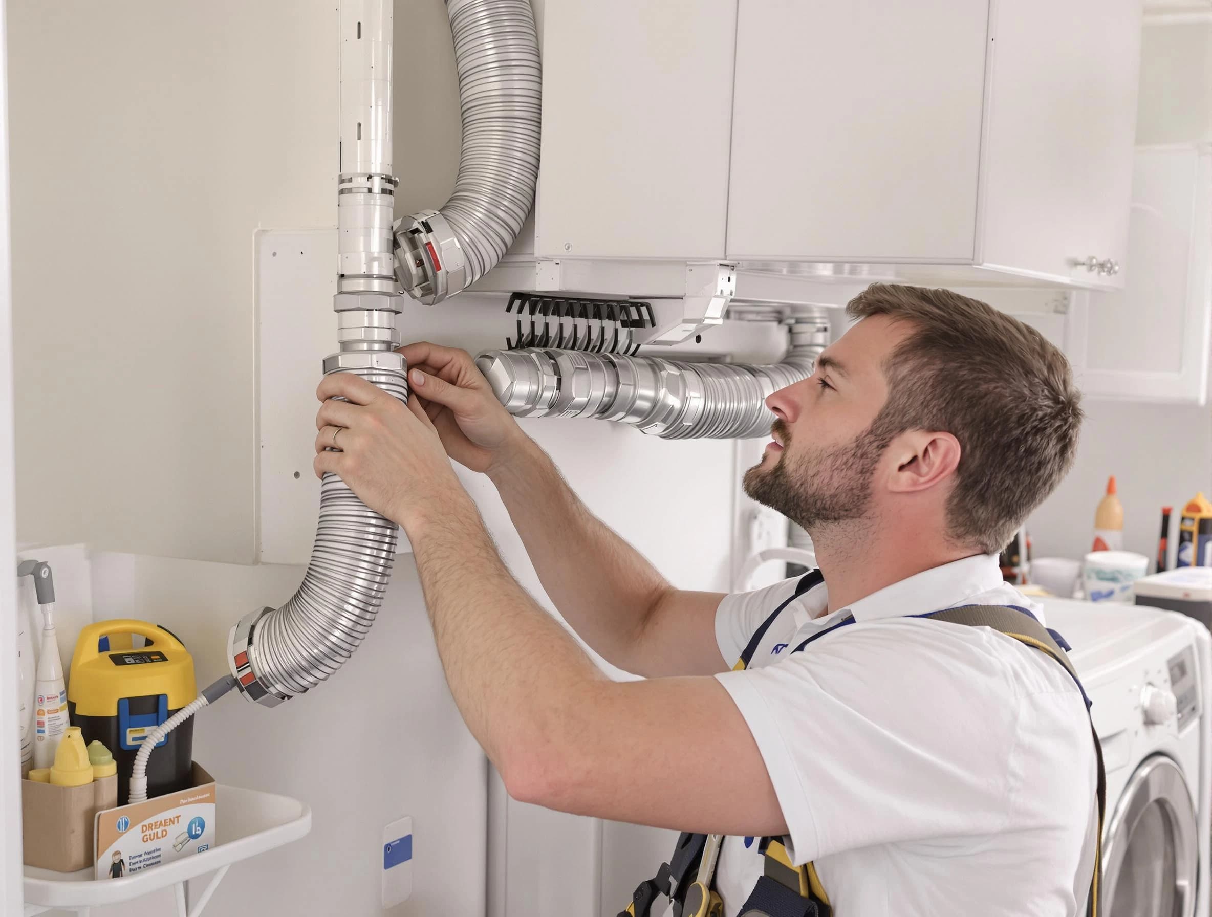 Professional dryer vent repair and installation by Peralta Dryer Vent Cleaning in Peralta