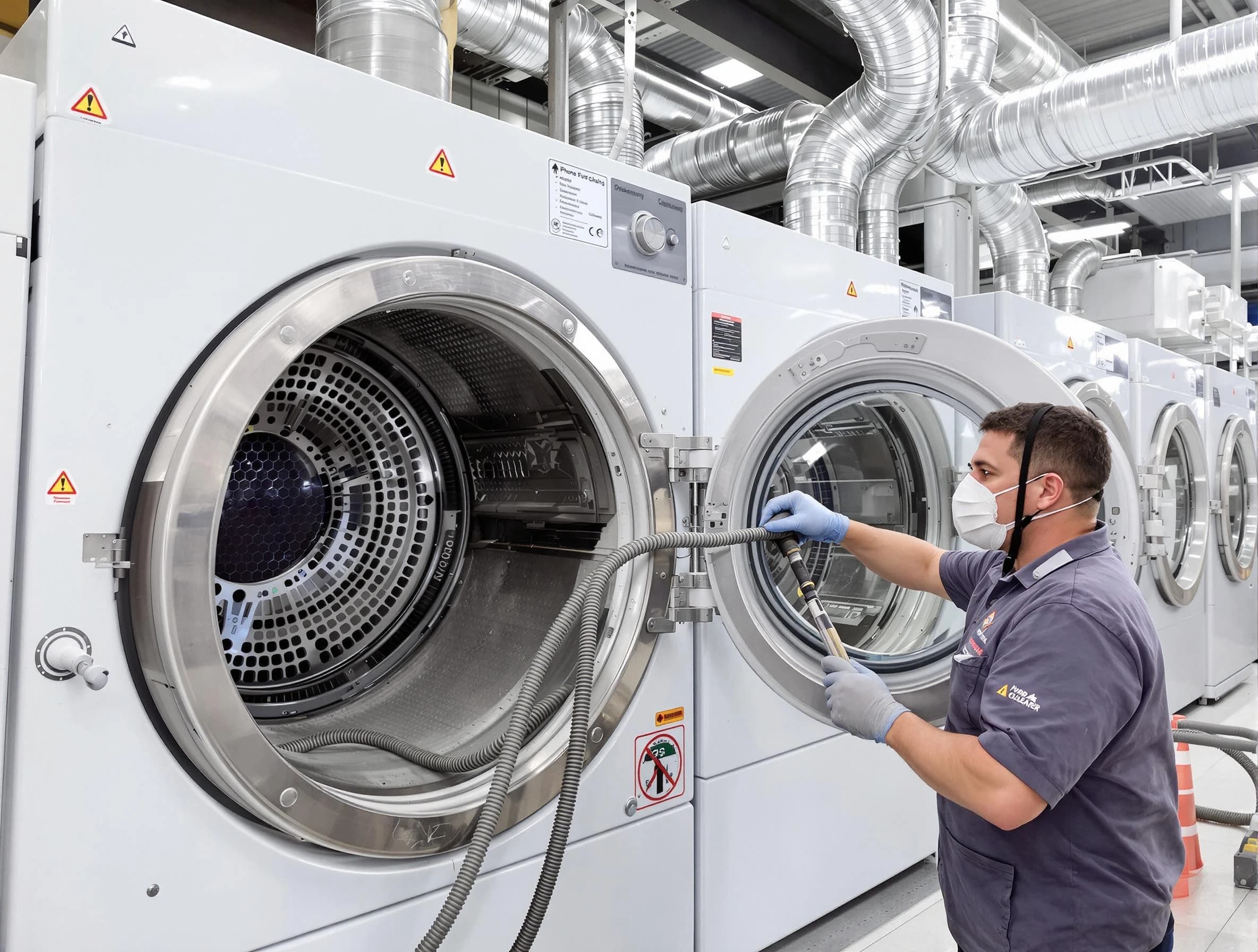 Industrial-grade dryer vent cleaning by Peralta Dryer Vent Cleaning in Peralta