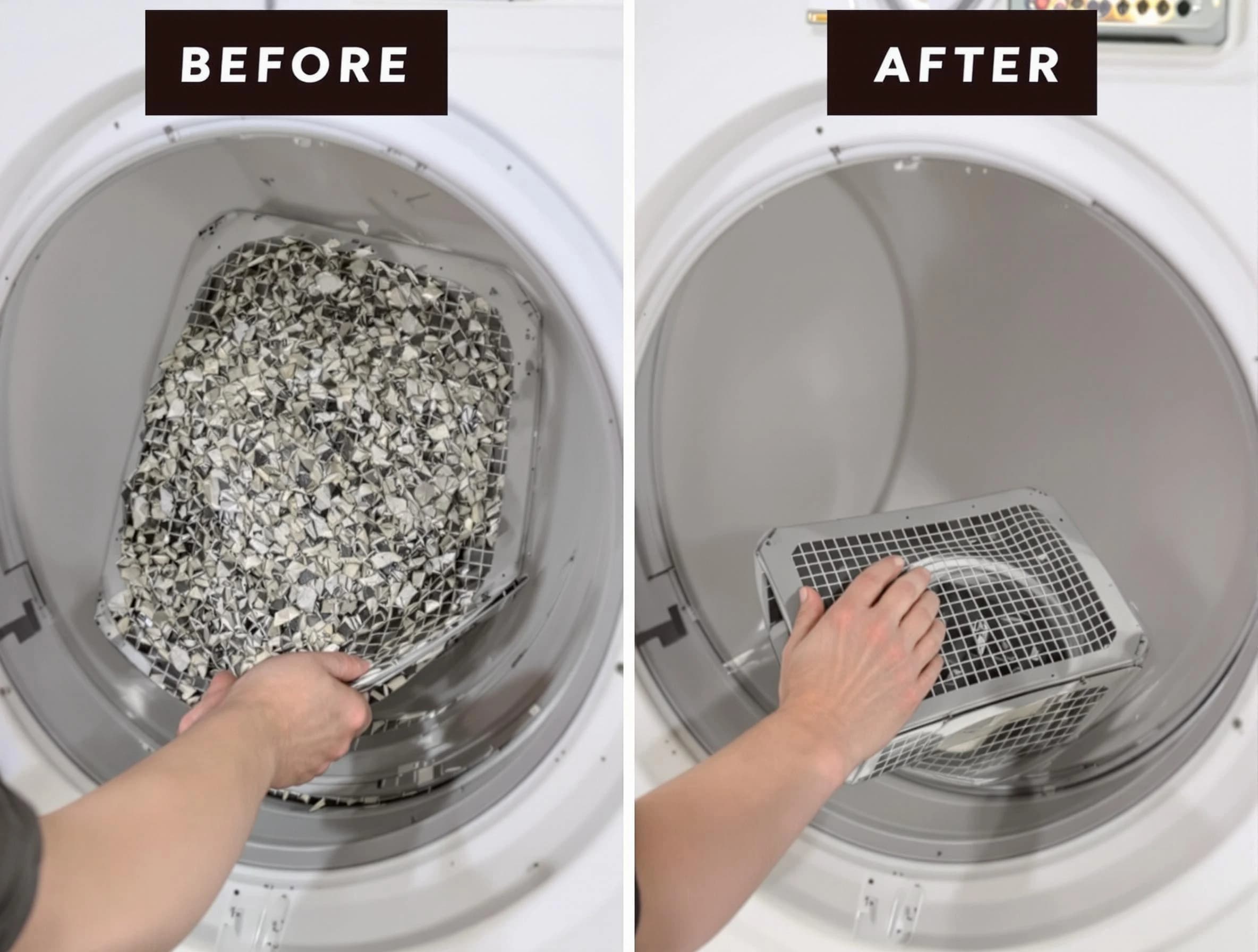 Professional lint trap cleaning by Peralta Dryer Vent Cleaning in Peralta