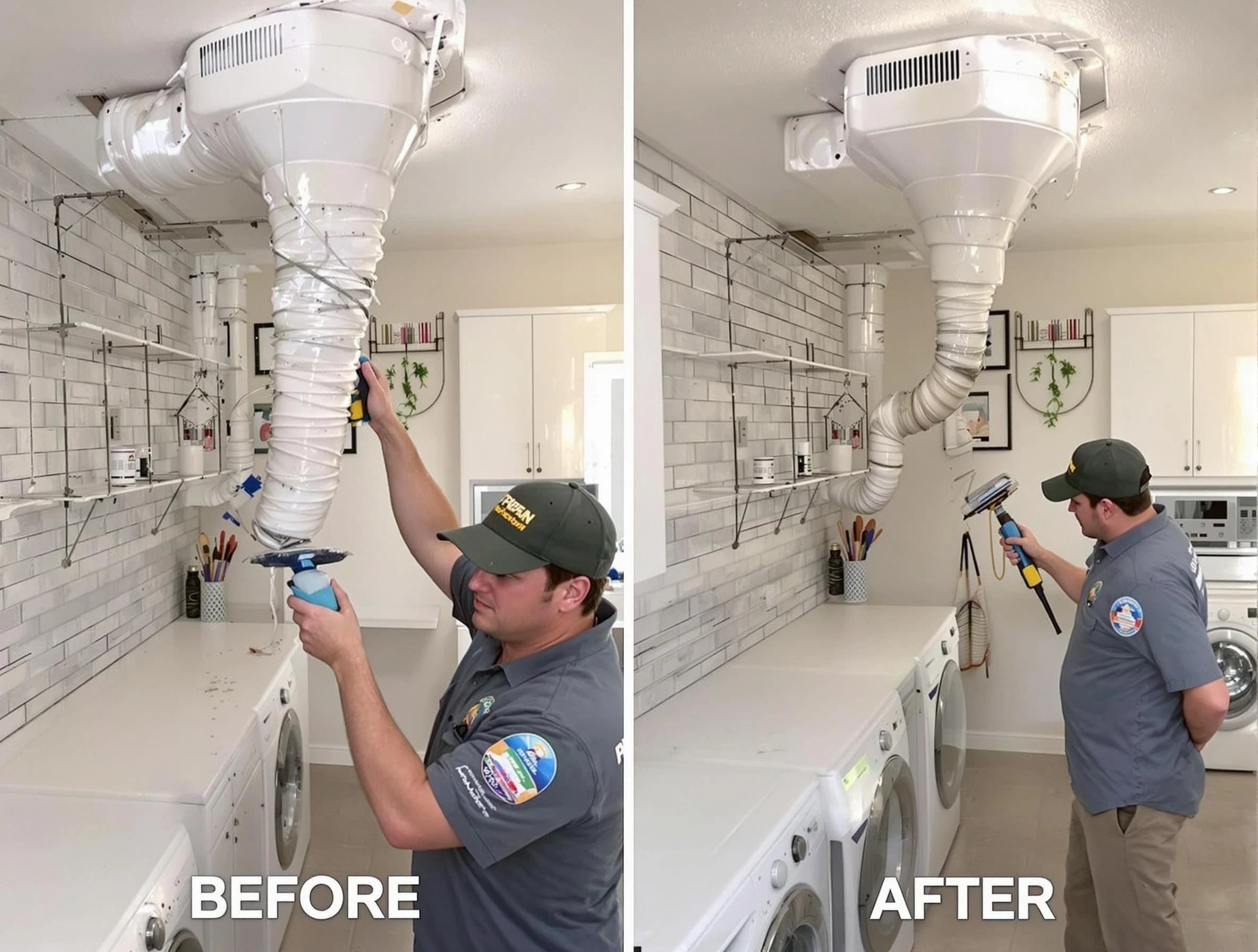 Professional dryer exhaust vent cleaning by Peralta Dryer Vent Cleaning in Peralta