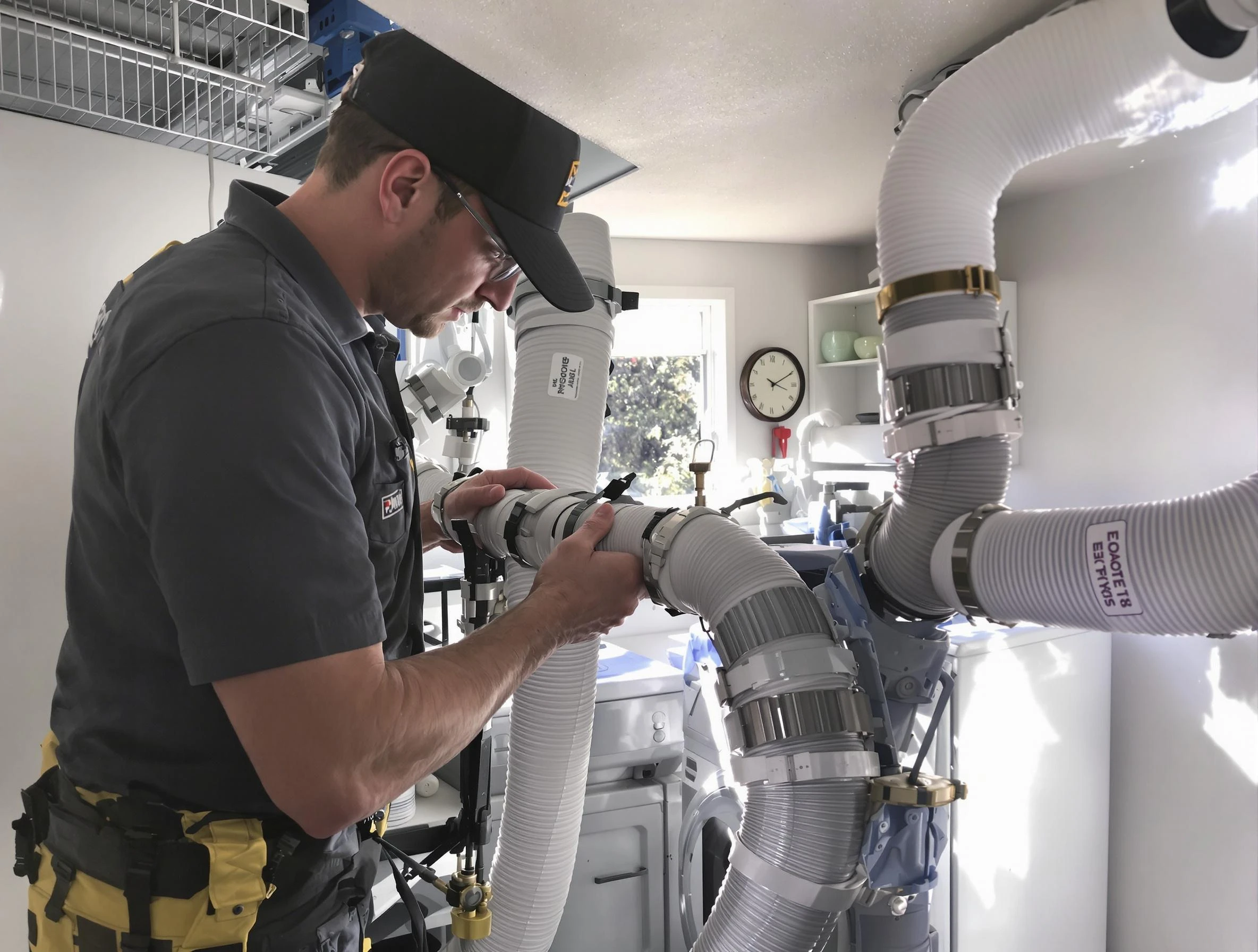 Dryer Vent Hose Installation in Peralta