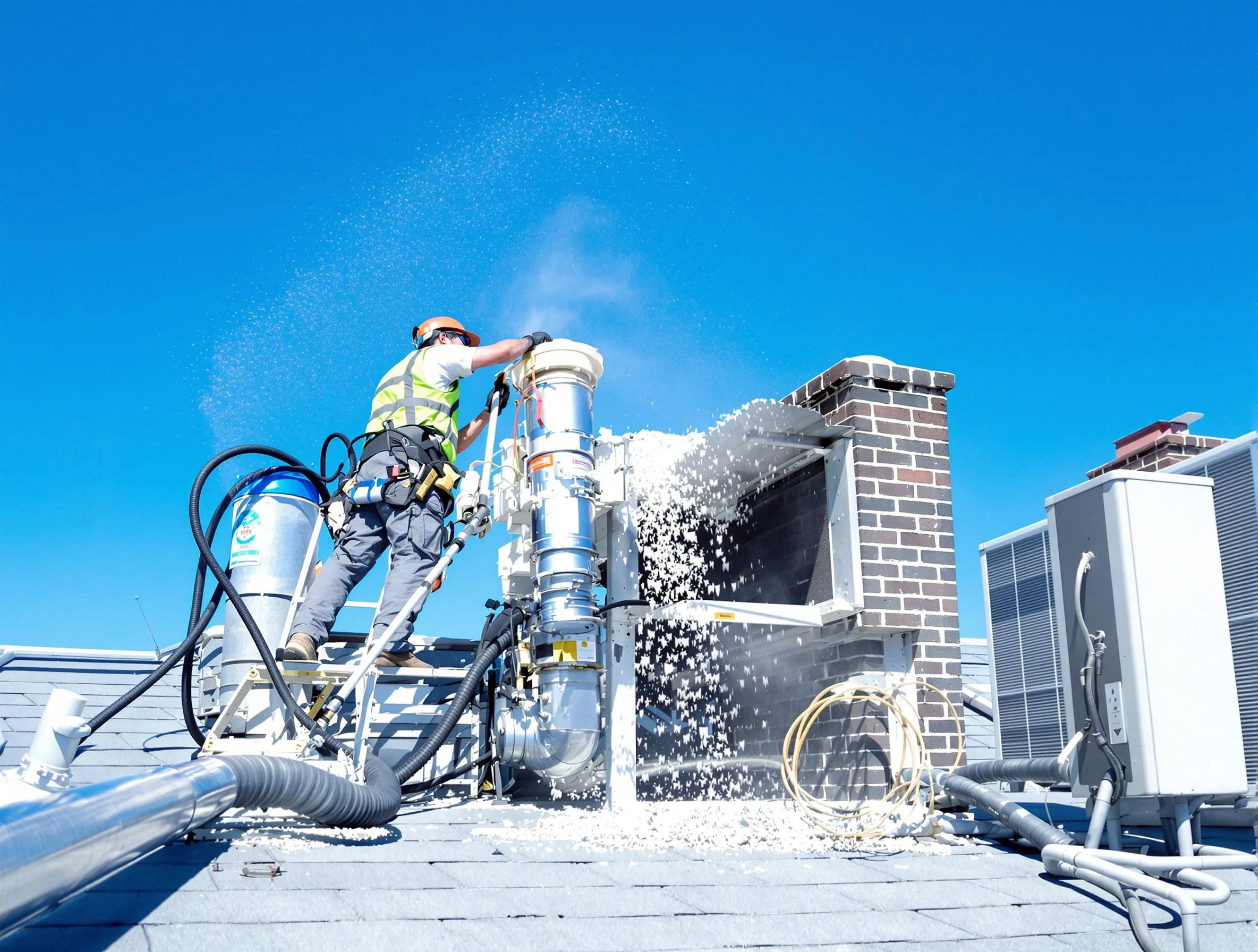 Expert roof dryer vent cleaning by Peralta Dryer Vent Cleaning in Peralta