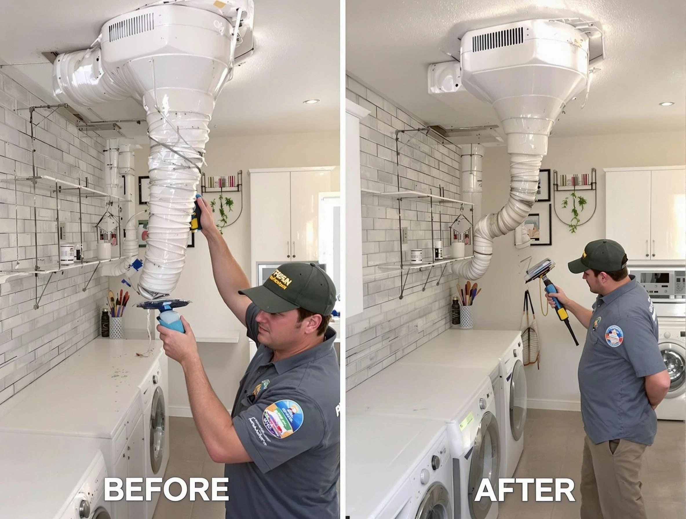 Professional dryer exhaust vent cleaning by Peralta Dryer Vent Cleaning in Peralta