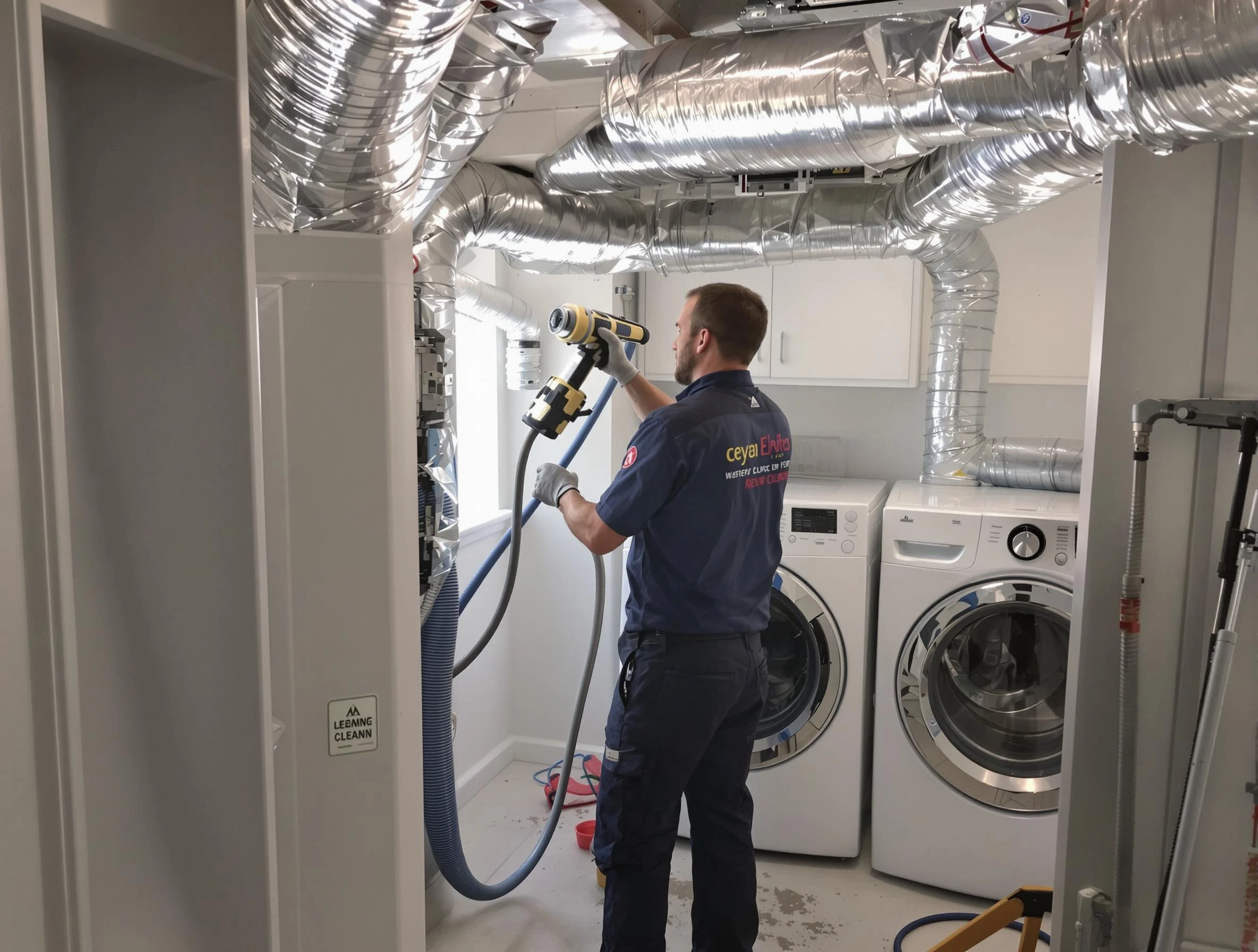Peralta Dryer Vent Cleaning specialist using advanced equipment for thorough duct cleaning in Peralta